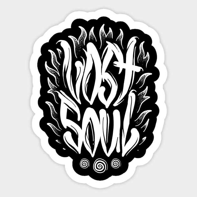 LOST SOUL Sticker by lo.pi